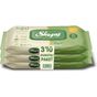 Sleepy Doğal Organik 3x15 Yaprak Islak Cep Mendili