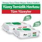 Sleepy Easy Clean 180 Yaprak Beyaz Sabun Katkılı Yüzey Temizlik Havlusu
