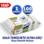 Solo 100'lü Beyaz Sabun Ferahlığı Yüzey Temizlik Havlusu