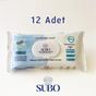 Subo 12x50'li Beyaz Sabun Ferahlığı Yüzey Temizlik Havlusu