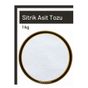 TOS The Organic Spices 1 kg Sitrik Asit Tozu