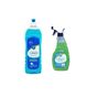 Turmepa 500 ml Cam Temizleyicisi + Turmepa 750 ml Elde Yıkama Bulaşık Deterjanı
