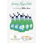 Turmepa Cam Temizleyici 5x500 ml +100'lü Mopa Uyumlu Yüzey Temizlik Havlusu