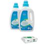 Turmepa Sıvı Çamaşır Deterjanı 2x2 lt + 100'lü Easy Clean Yüzey Temizlik Havlusu