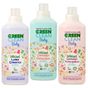 U Green Clean Baby 3'lü Bitkisel Çamaşır Yıkama Seti
