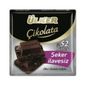 Ülker 60 gr Şeker İlavesiz Bitter Kare Çikolata