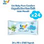 Uni Baby 24x90'lı Pure Comfort Organik Aloe Vera Özlü Islak Mendil