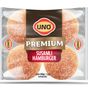 Uno Premium 4'lü 340 gr Susamlı Hamburger Ekmeği