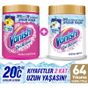 Vanish 970 gr Pembe + 970 gr Beyaz Kosla Multipower Toz Leke Çıkarıcı Deterjan Güçlendirici