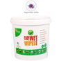 Vebox 300'lü Büyülü Bahçe Kokulu Easy Wet Wipes Kova Islak Mendil