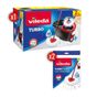 Vileda Turbo Pedallı Temizlik Seti + Turbo Üçgen 2'li Mikrofiber Yedek Paspas