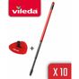 Vileda Turbo Sap + 10'lu Paket Turbo Classic Üçgen Başlık