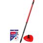 Vileda Turbo Teleskopik Sap + Üçgen Başlık + 2'li Mikrofiber Yedek Paspas