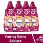 Yumoş 4x1440 ml Extra Sakura Konsantre Yumuşatıcı