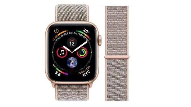 Apple Watch Series 4 40 mm Altın Kum Pembesi Spor Loop Akıllı Saat