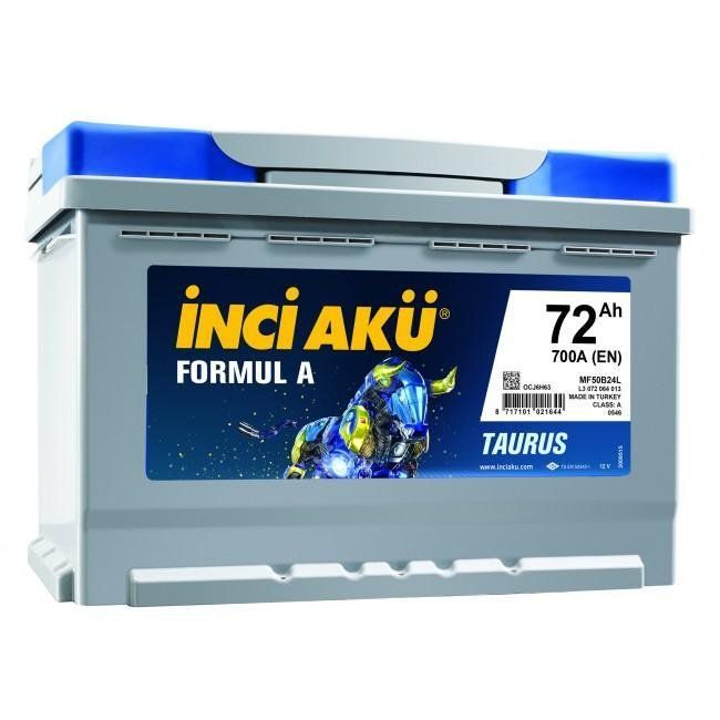 İnci Akü Formul A 12V 72Ah 700CCA Akü