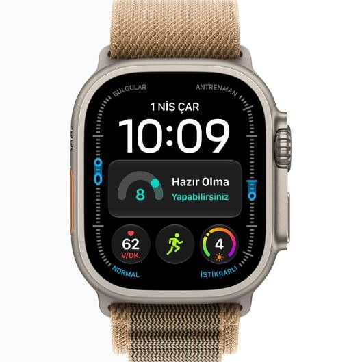 Apple Watch Ultra 4 Siyah Titanyum Kasa Akıllı Saat