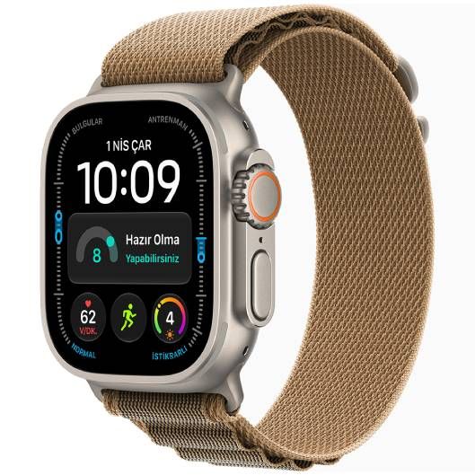Apple Watch Ultra 4 Siyah Titanyum Kasa Akıllı Saat
